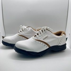 FootJoy White/Tan Golf Shoes Size 7